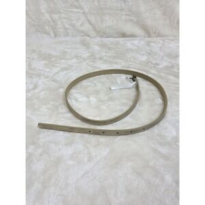 Target Women's Medium‎ Gold Metallic Skinny Belt with Oval Buckle